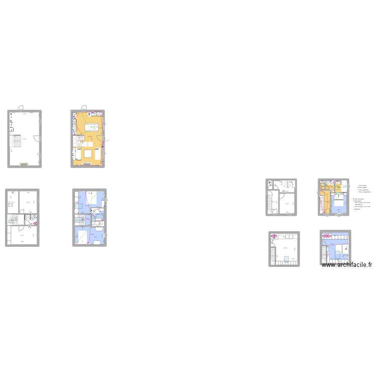 BATZ APD. Plan de 26 pièces et 253 m2