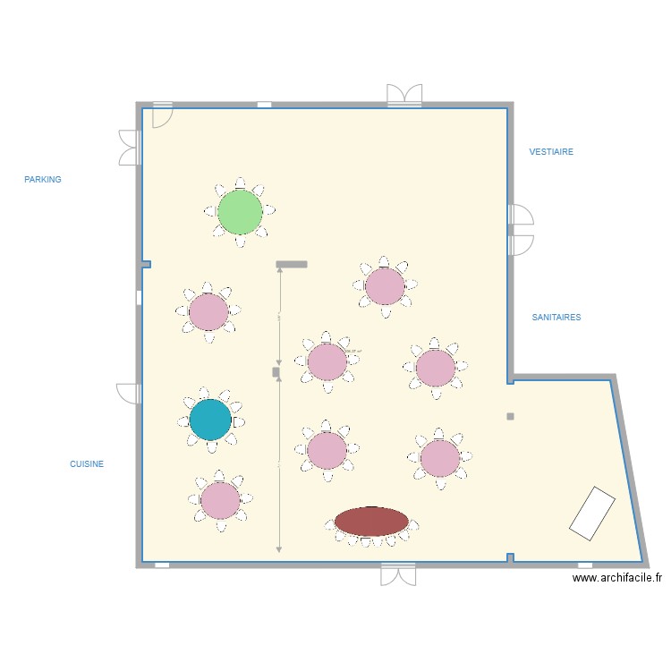 Domaine de Mahourat MELANIE ET LENY PLAN VU PAR LES MARIES. Plan de 1 pièce et 306 m2