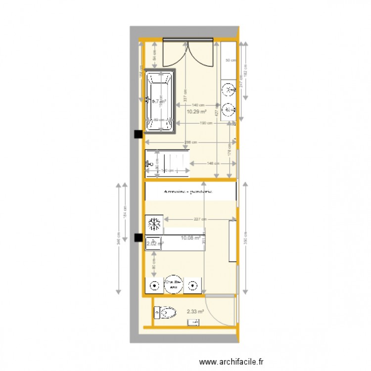 salle de bain mai 2018. Plan de 0 pièce et 0 m2