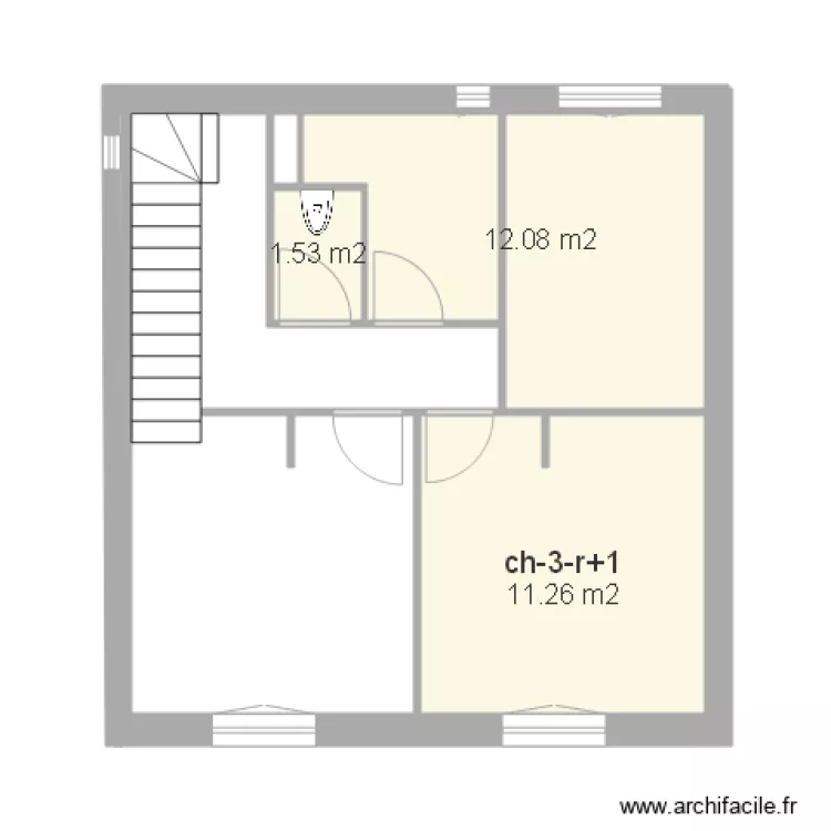 house2r1. Plan de 