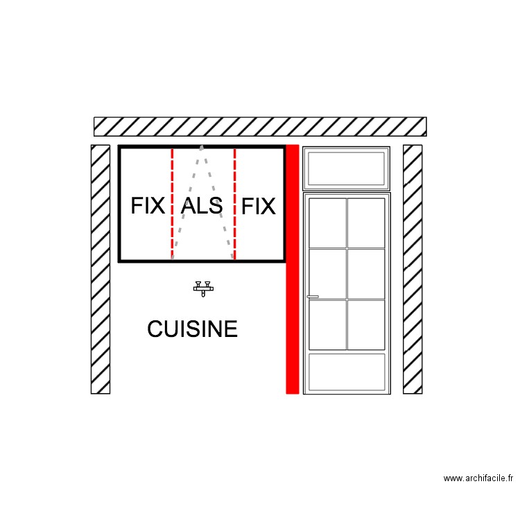    F et ALS et F CUISINE ET PORTE ENTRÉE. Plan de 0 pièce et 0 m2