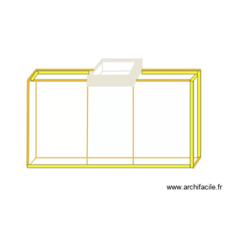 Douche cuisine. Plan de Douche cuisine. Plan de