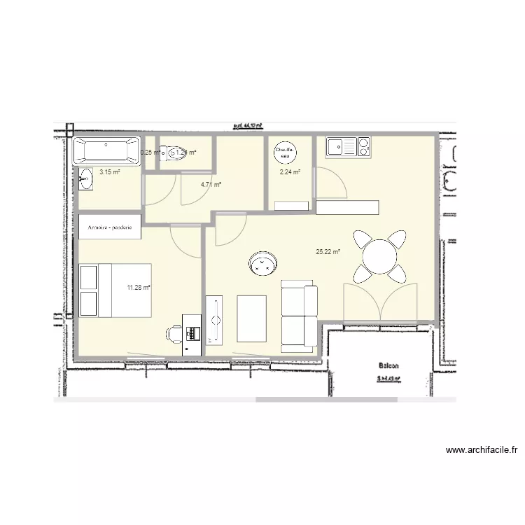 APPARTEMENT. Plan de 