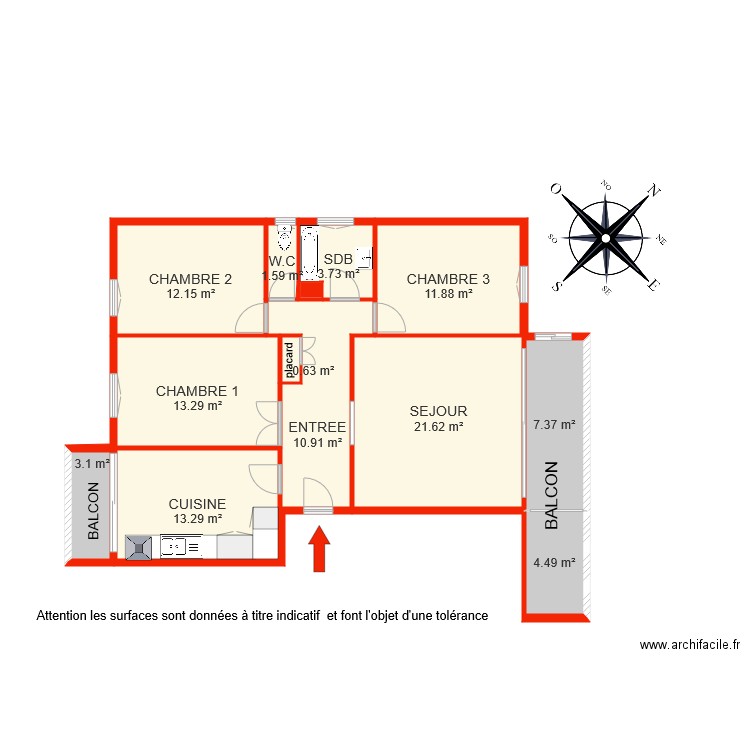 BI 6367 Rita. Plan de 0 pièce et 0 m2