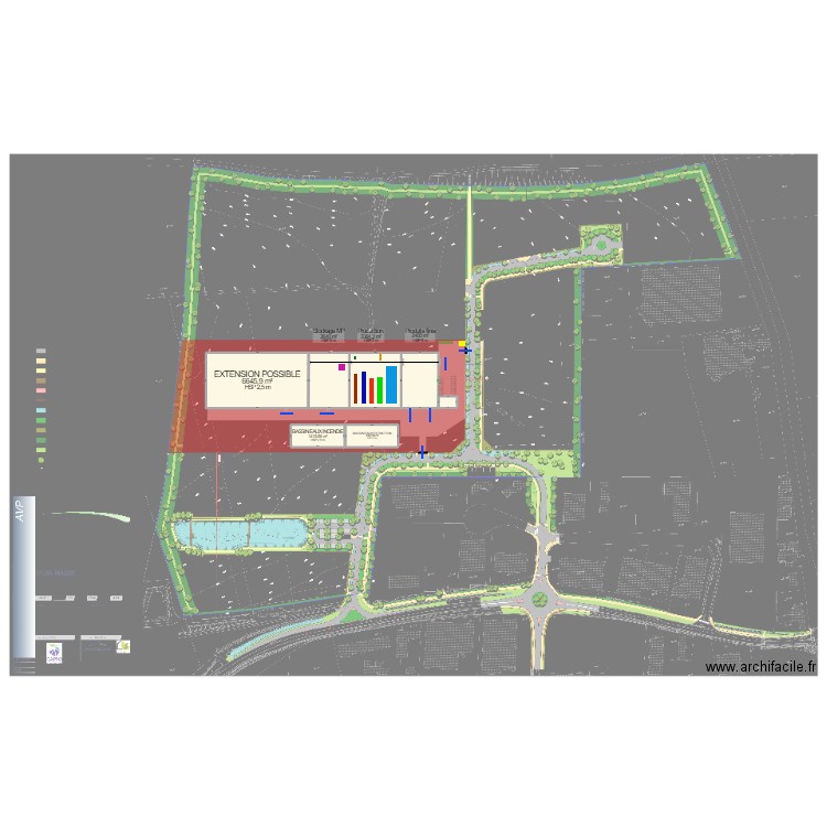 Usine CORPAL V7 - 01/08/2023. Plan de 7 pièces et -3376 m2