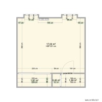 plan chambre et couloir et placard couloir evry