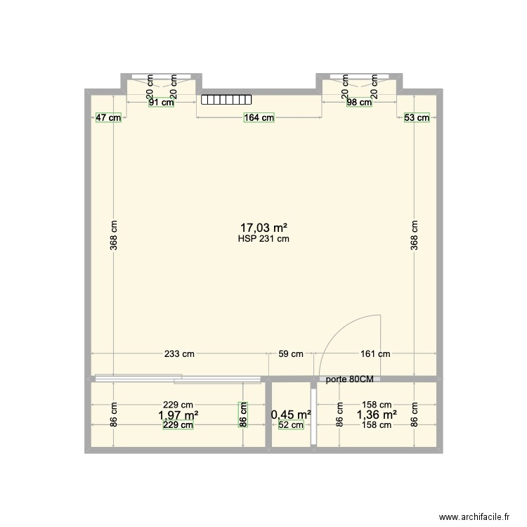 plan chambre et couloir et placard couloir evry. Plan de 0 pièce et 0 m2
