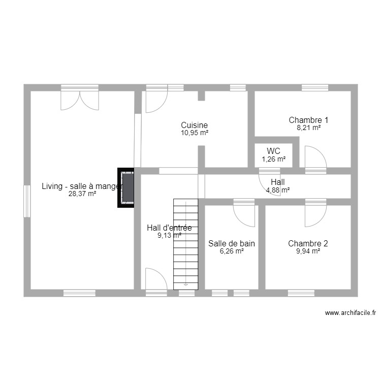 Mettet. Plan de 0 pièce et 0 m2