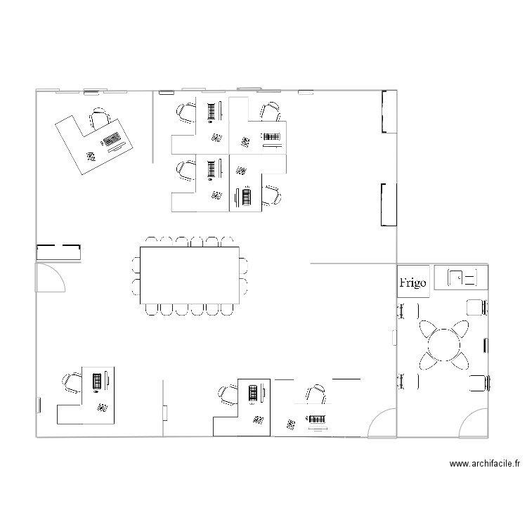 Bureaux Log 1. Plan de 0 pièce et 0 m2