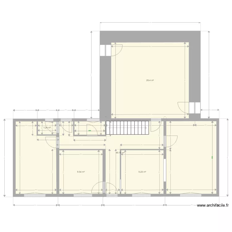 maison. Plan de 