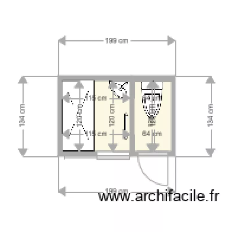 sde grenier. Plan de 