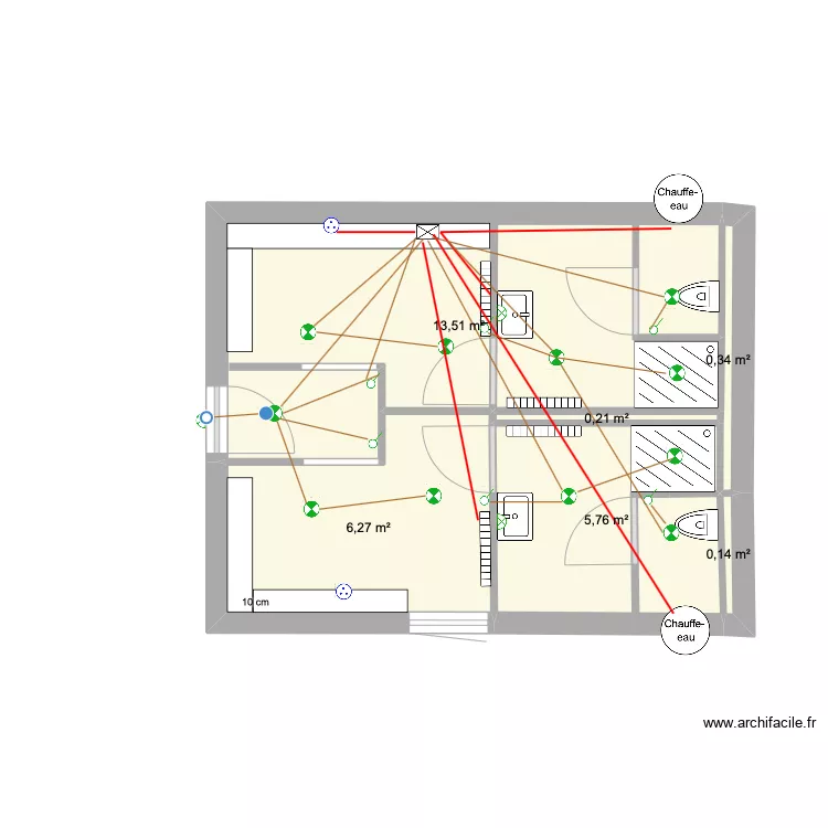 Via Juris vestiaires 1.3 Elec. Plan de 
