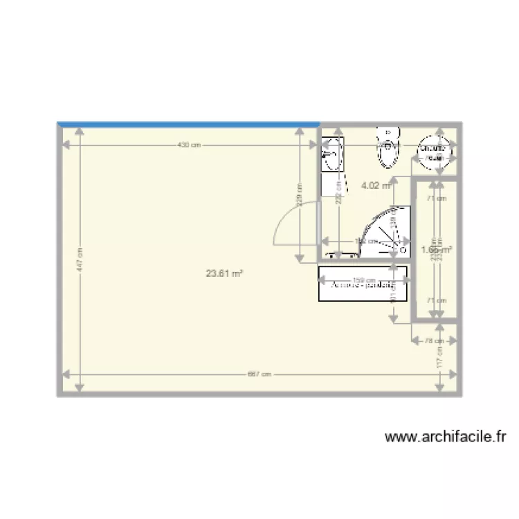 APPT 5 1er BIS. Plan de 