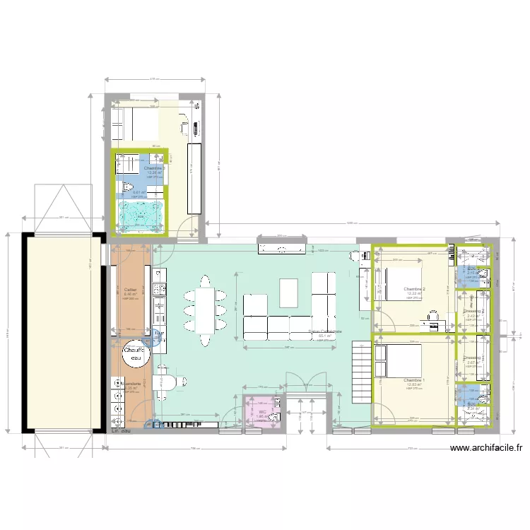 Maison Mansart 4. Plan de 