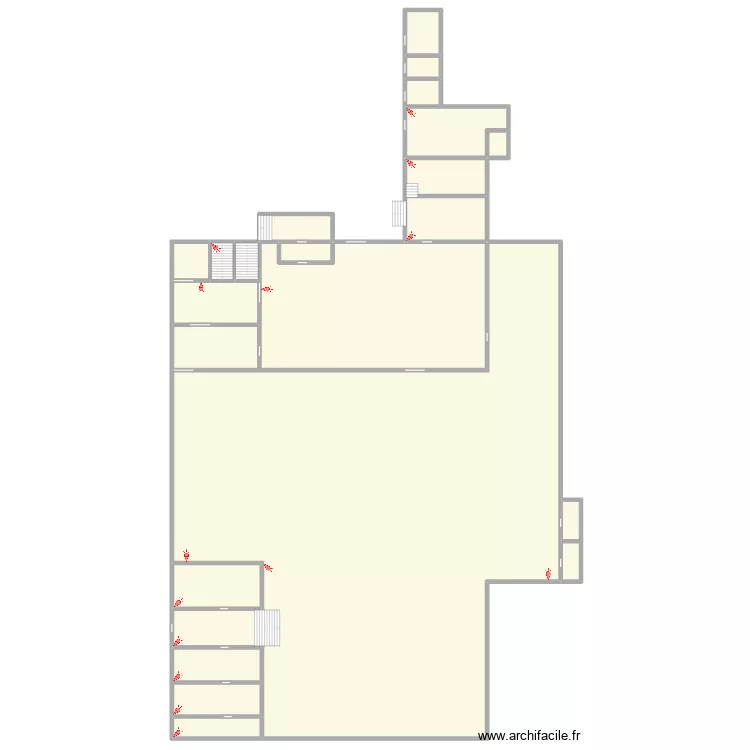 CHANEL RDC. Plan de 23 et 1818 m² CHANEL RDC. Plan de 23 et 1818 m²