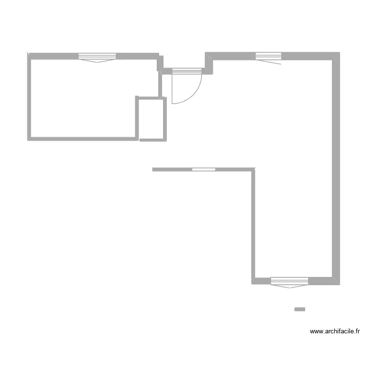 Arconnay. Plan de 1 et 9 m² Arconnay. Plan de 1 et 9 m²