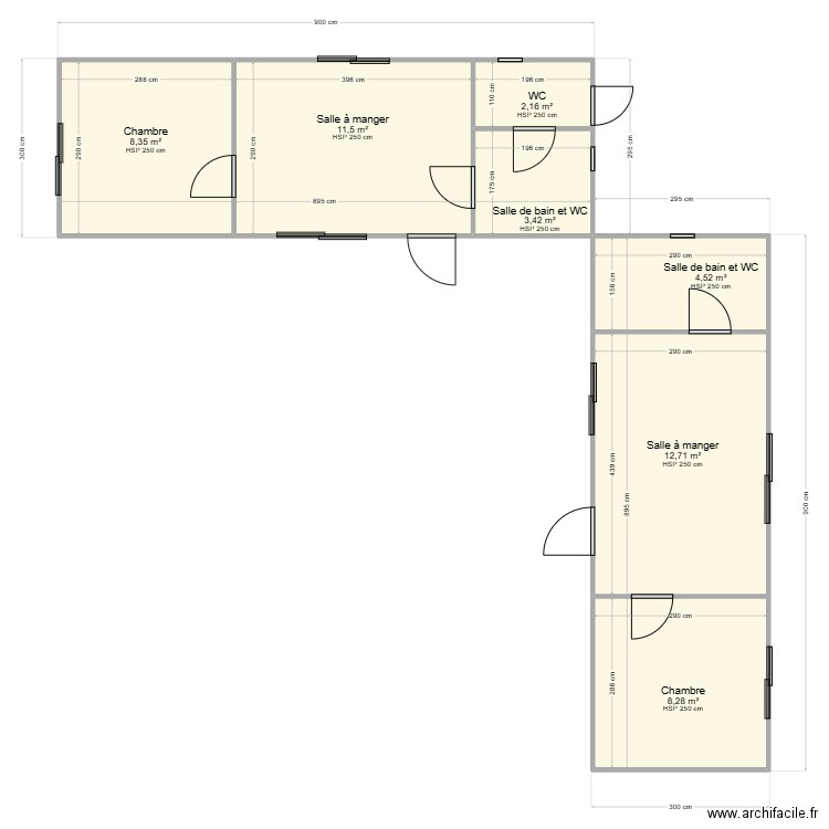 CABANO. Plan de 0 pièce et 0 m2