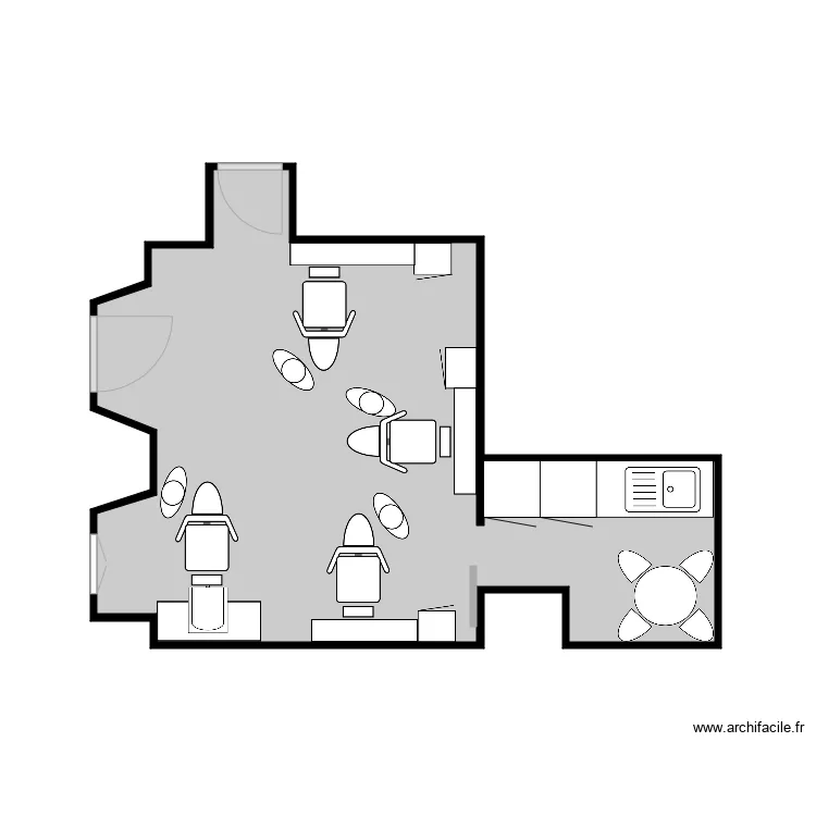 acad&eacute;mie. Plan de 