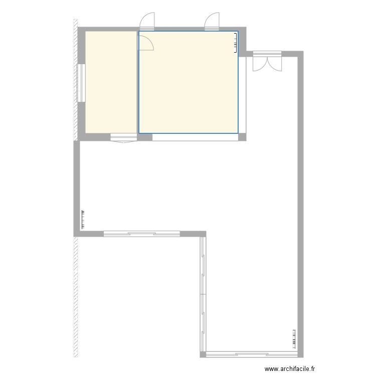 Rambouillet new plomberie. Plan de 0 pièce et 0 m2