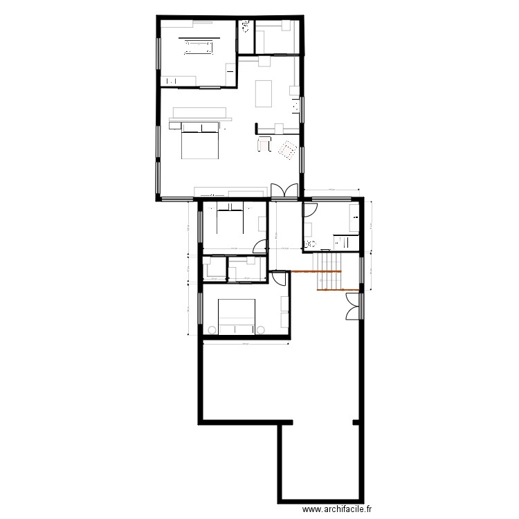 Roy étage 1.3.4. Plan de 0 pièce et 0 m2