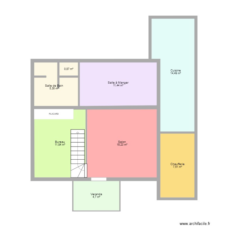 RIS RDC Projet 5. Plan de 0 pièce et 0 m2