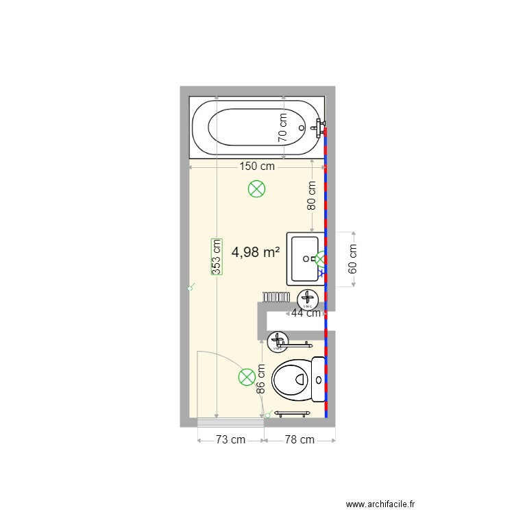 PORTAILLER. Plan de 0 pièce et 0 m2