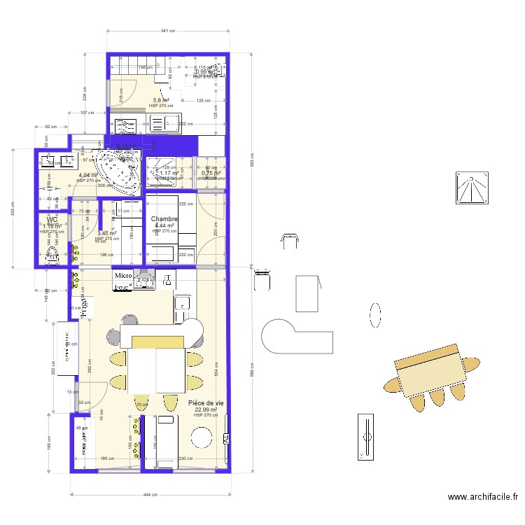 Verdun 10 places V6. Plan de 0 pièce et 0 m2