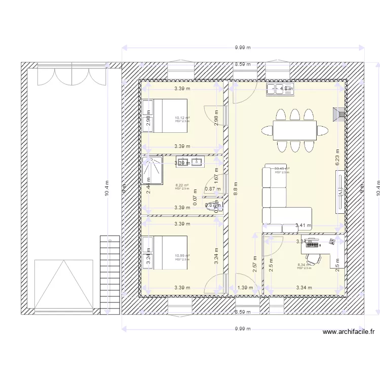 maison revel location 10. Plan de 