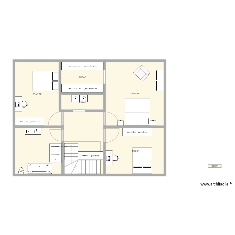 1aab2. Plan de 0 pièce et 0 m2