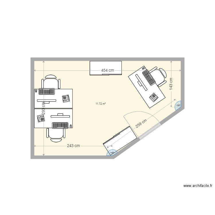 Bureau JED. Plan de 0 pièce et 0 m2