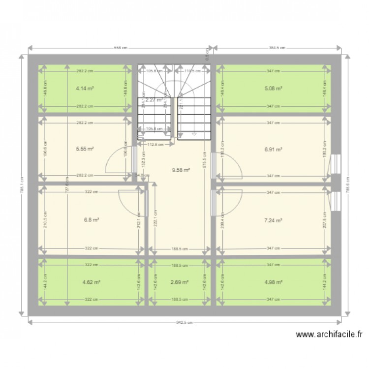 Combles 123330. Plan de 0 pièce et 0 m2