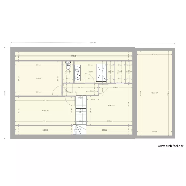 arnault pont etage. Plan de 