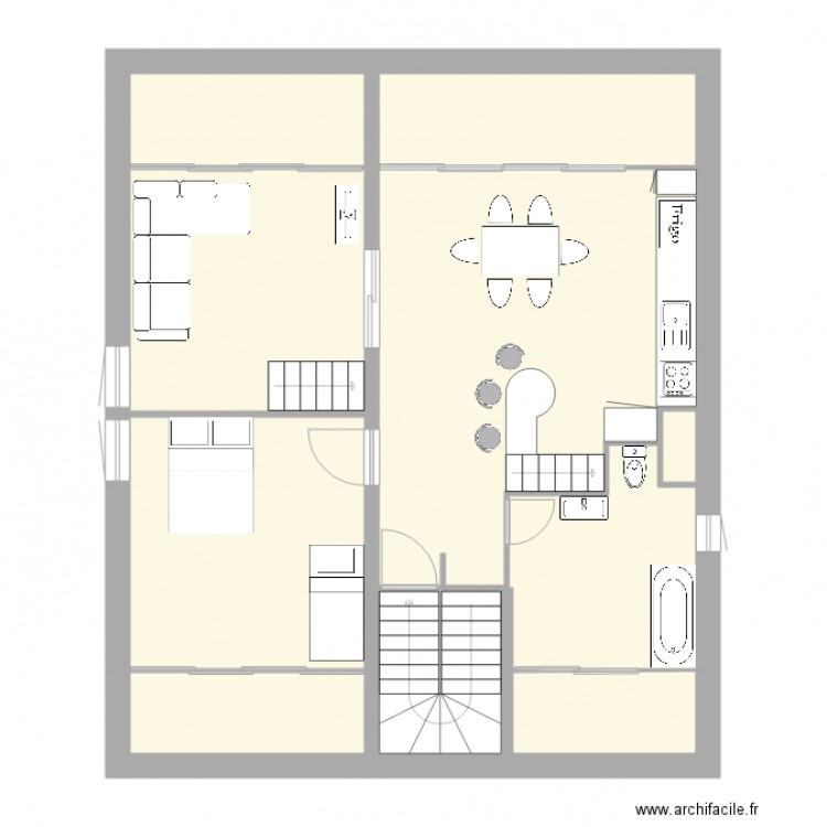 L OREADE 2ème étage Appt 201 n2. Plan de 0 pièce et 0 m2