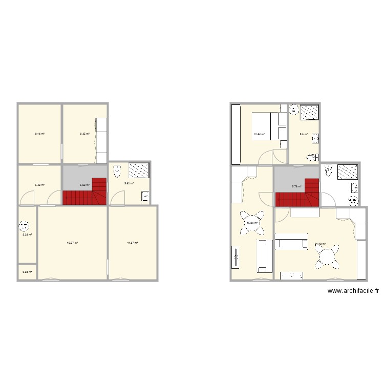 st chamas. Plan de 0 pièce et 0 m2