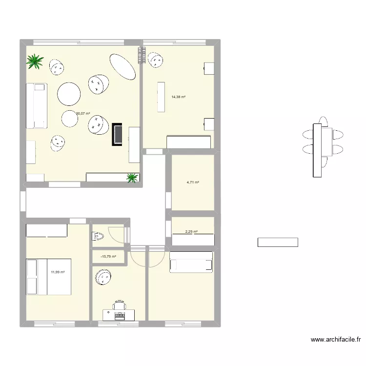 Appt Pierre curie 2. Plan de 
