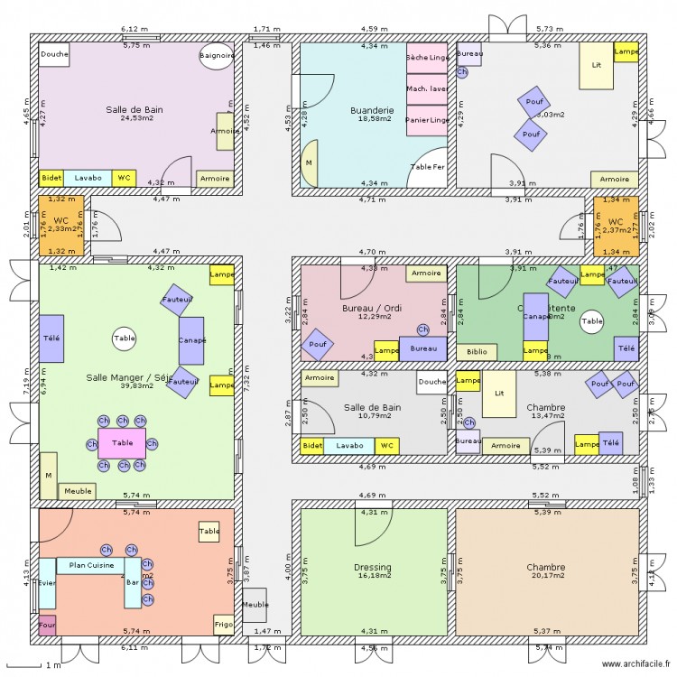 Plan Test. Plan de 0 pièce et 0 m2