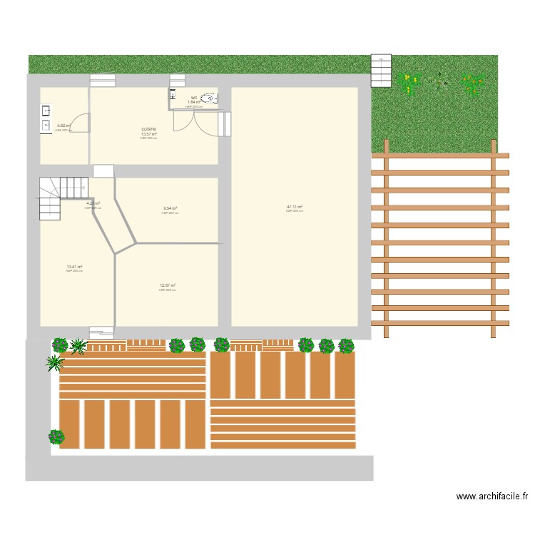 rdclongere. Plan de 0 pièce et 0 m2