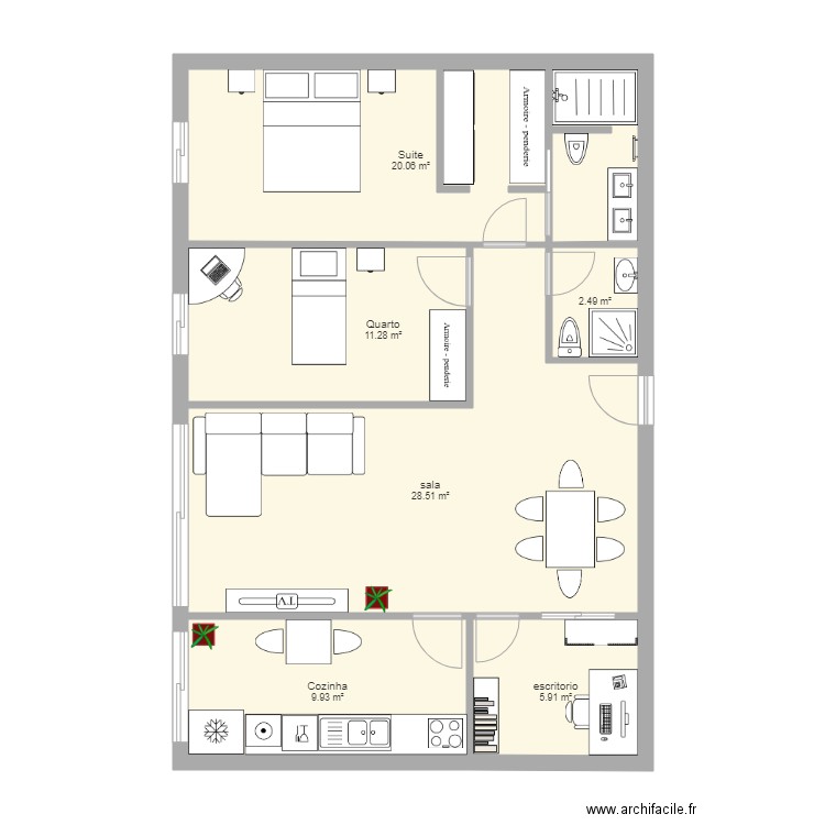 Hermano Dias base 3. Plan de 0 pièce et 0 m2