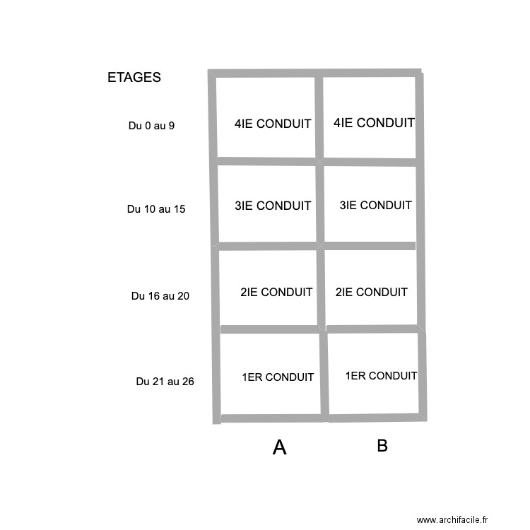 COLONNE A. Plan de 0 pièce et 0 m2