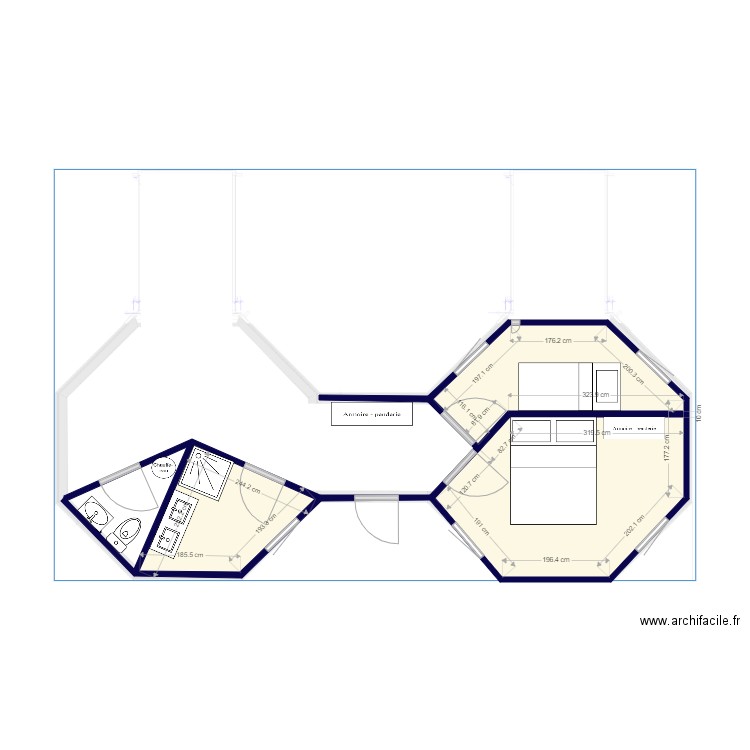 robin kota 165 triple. Plan de 0 pièce et 0 m2