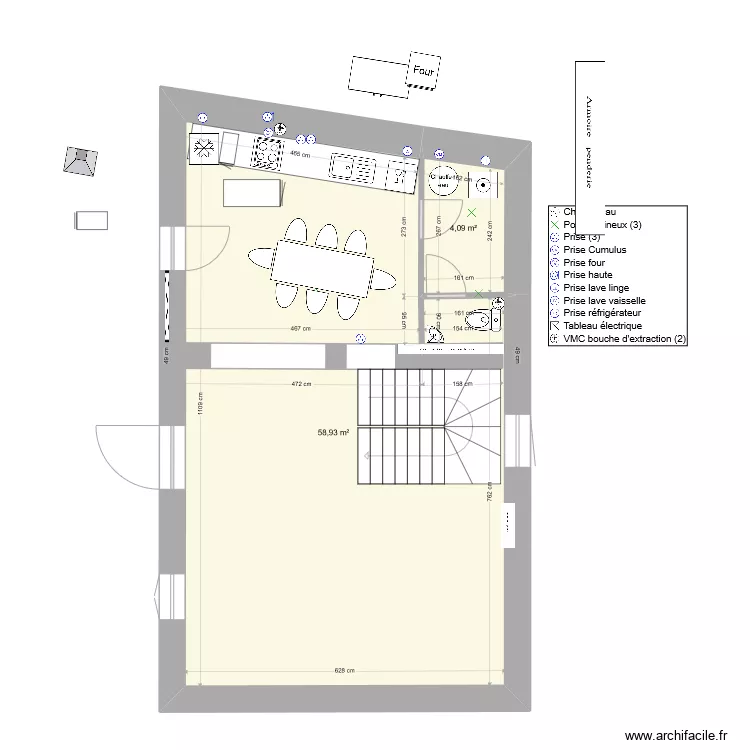 RDC Maison cuisine 2. Plan de RDC Maison cuisine 2. Plan de