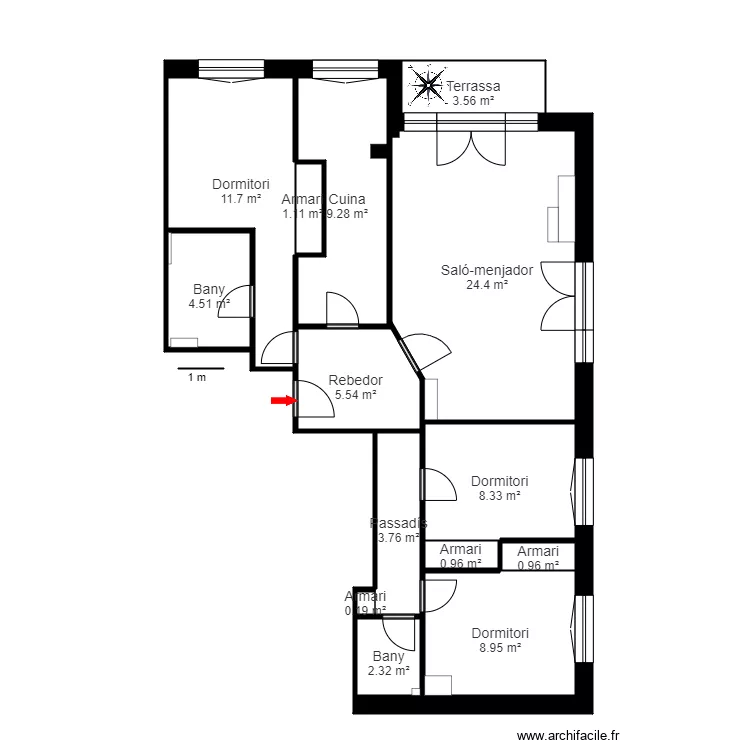 ed prat de les mates bloc a 2 a la cortinada ordino. Plan de 