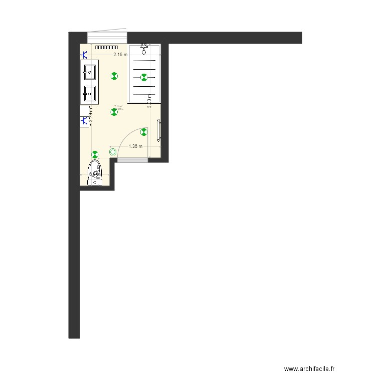Hensen T SDB. Plan de 0 pièce et 0 m2