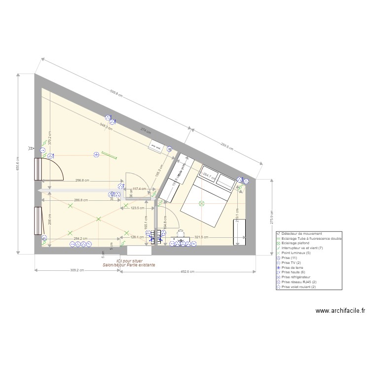 1er Plan Extension. Plan de 0 pièce et 0 m2