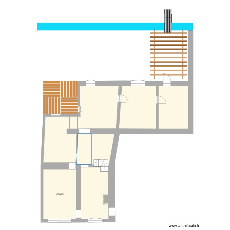 BORREL ETAT DE LIEUX. Plan de 0 pièce et 0 m2