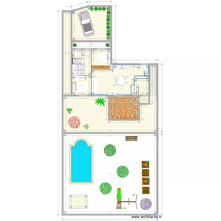 Maison Gien Globale. Plan de 