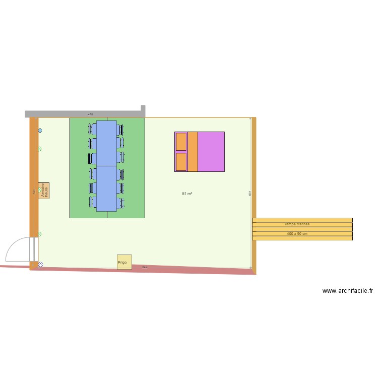  terrasse nettoyée 2021B. Plan de 0 pièce et 0 m2