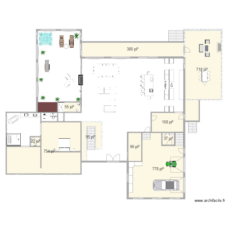 Chalet 1 étage planimage. Plan de 0 pièce et 0 m2