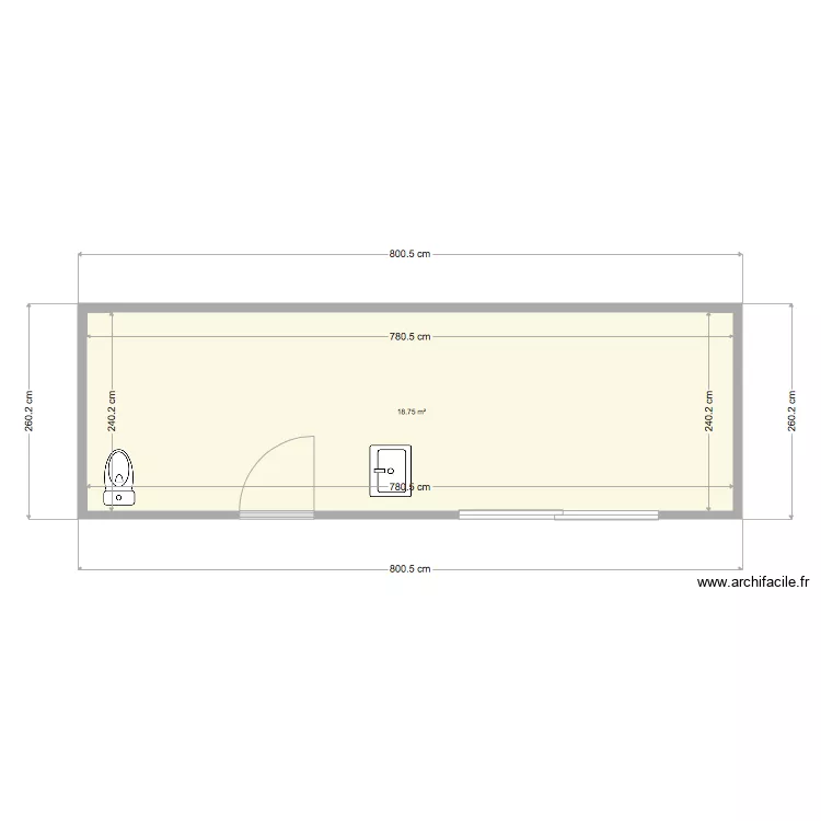 studio detaille. Plan de 