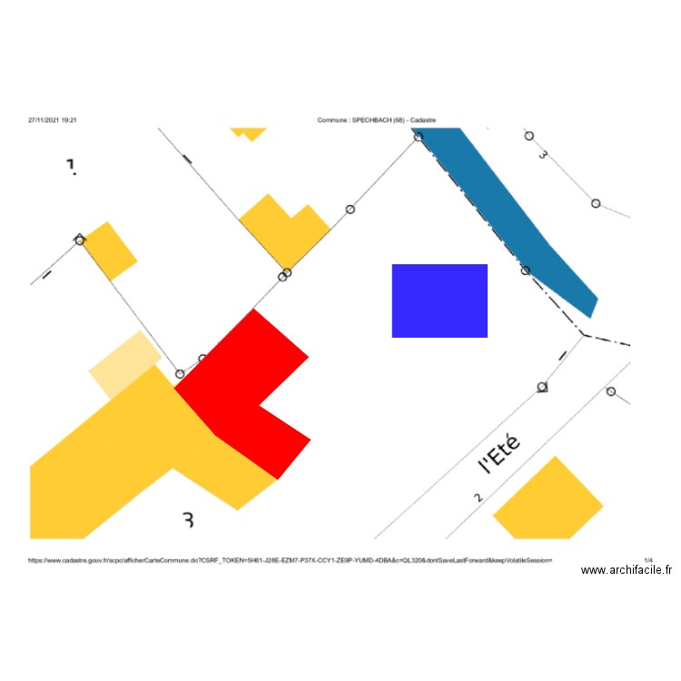 MAISON. Plan de 0 pièce et 0 m2